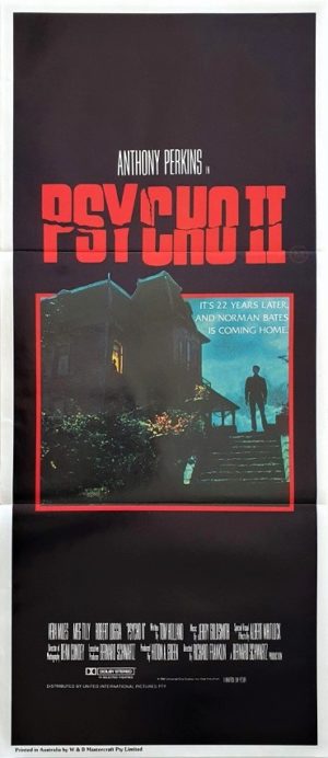 Psycho 2 Australian daybill poster