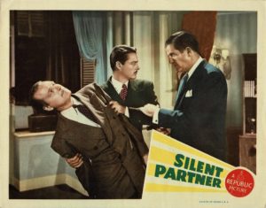 Silent Partner 1944 US Lobby Card