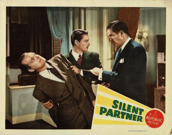 Silent Partner 1944 US Lobby Card