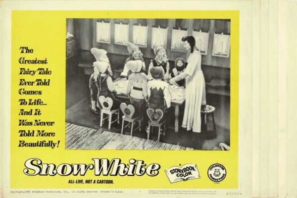 Snow White 1965 US Lobby Cards x 6 (6)