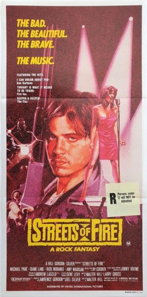 Streets of Fire Australian daybill poster