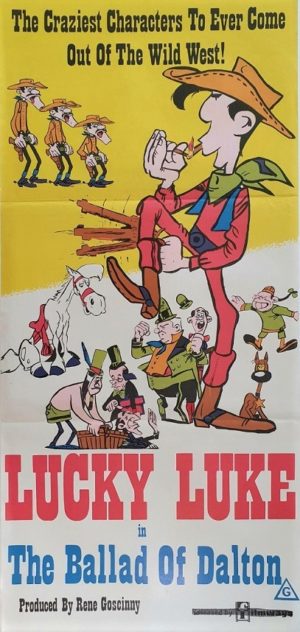 Lucky Luke in The Ballad of Dalton Australian daybill poster (20)