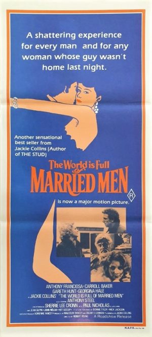 The World is full of married men Australian daybill poster by Jackie Collins