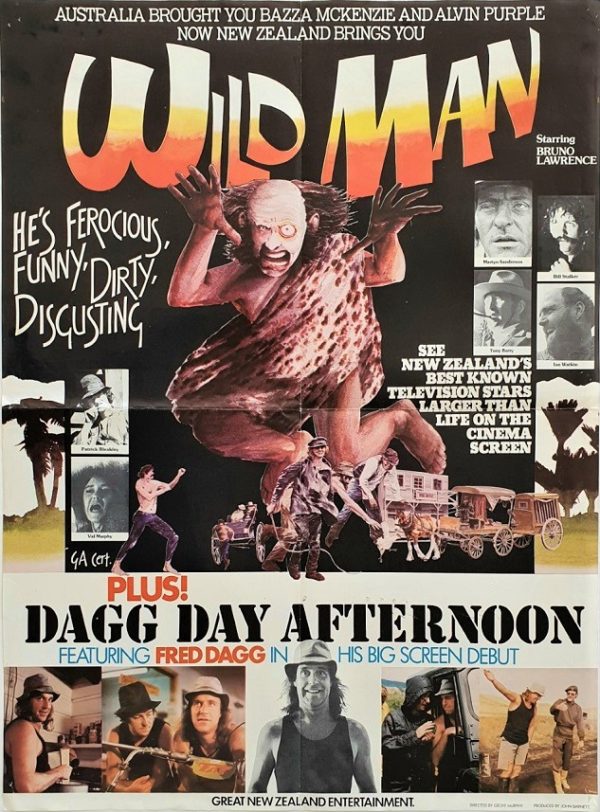 Wild man and dagg day afternoon NZ On Sheet Poster Fred Dagg (
