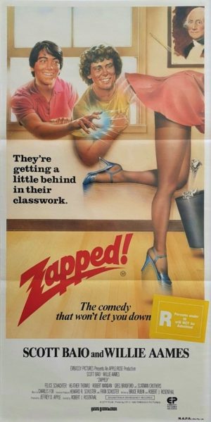 Zapped Australian daybill poster