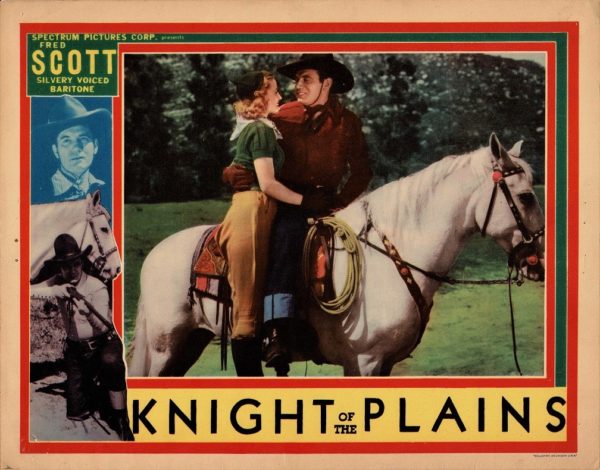 Knight Of The Plains US Lobby Card 1938 with Fred Scott Produced by Stan Laurel