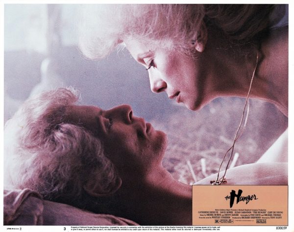 The Hunger US Lobby Card 1983 with David Bowie (3)