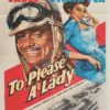 To Please A Lady US One Sheet Poster 1950 with Clark Gable and Barbara Stanwyck (14)