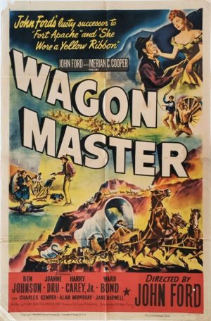 Wagon Master US One Sheet Movie Poster 1950 by John Ford