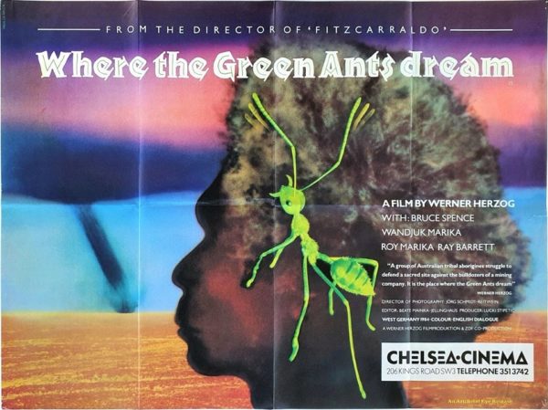 Where The Green Ants Dream UK Quad Film Poster Directed by Werner Herzog (10)