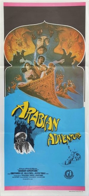 Arabian Adventure Australian daybill movie poster (100)