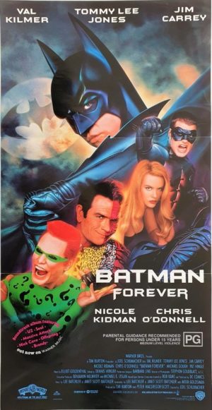 Batman forever Australian daybill movie poster (13)