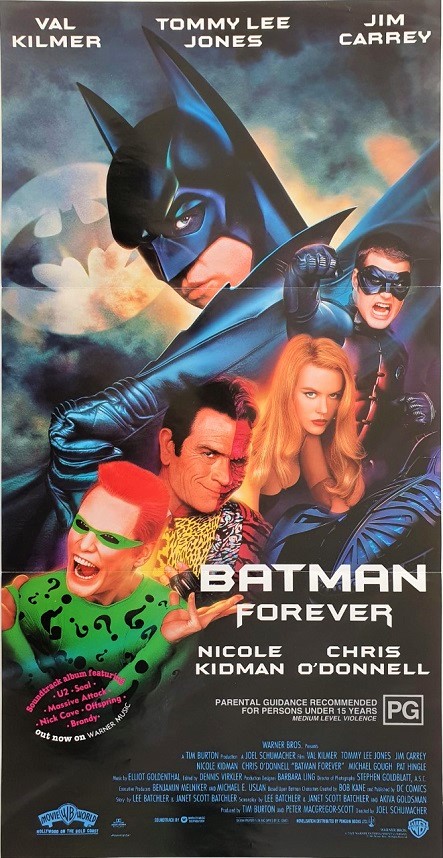 batman forever movie poster riddler