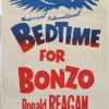 Bedtime for Bonzo Australian daybill movie poster with Ronald Reagan (45)