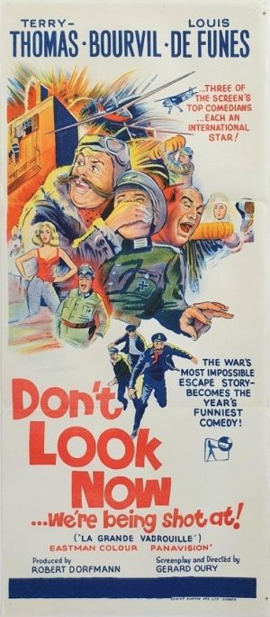 Don't look now we're being shot at Australian daybill movie poster (61)
