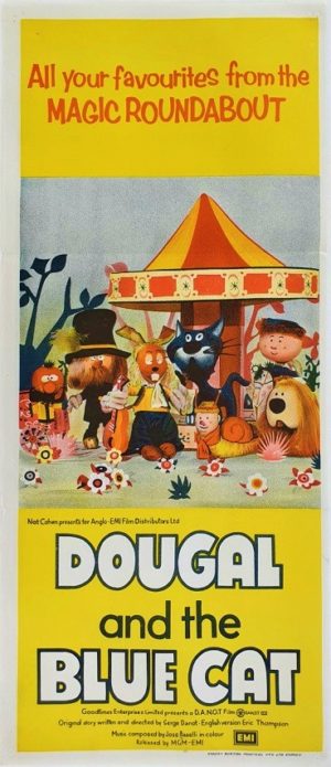 Dougal and the Blue Cat Magic Roundabout Australian Daybill Poster (2)