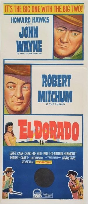 El Dorado Australian daybill movie poster with John Wayne and Robert Mitchum (8)