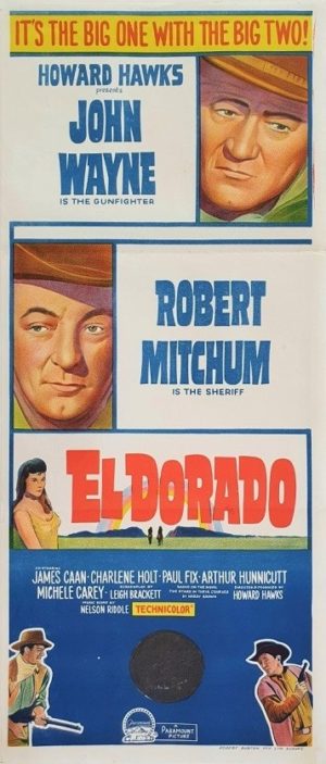 El Dorado Australian daybill movie poster with John Wayne and Robert Mitchum (8)