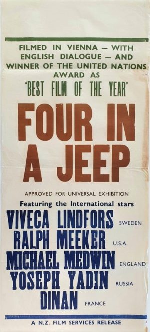 Four In A Jeep New Zealand daybill movie poster (34)