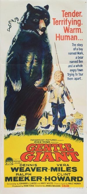 Gentle Giant Australian daybill movie poster (32)