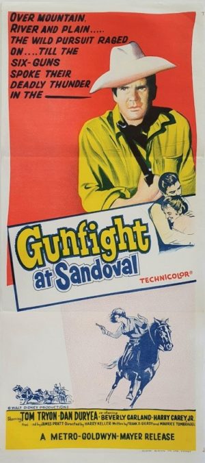 Gunfight at Sandoval Australian daybill movie poster (31)