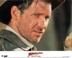 Indiana Jones and the Temple of Doom UK front of house lobby card 8 x 10