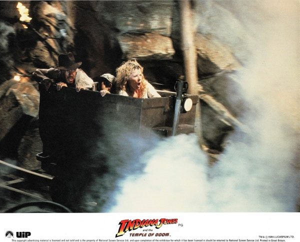 Indiana Jones and the Temple of Doom UK front of house lobby card 8 x 10