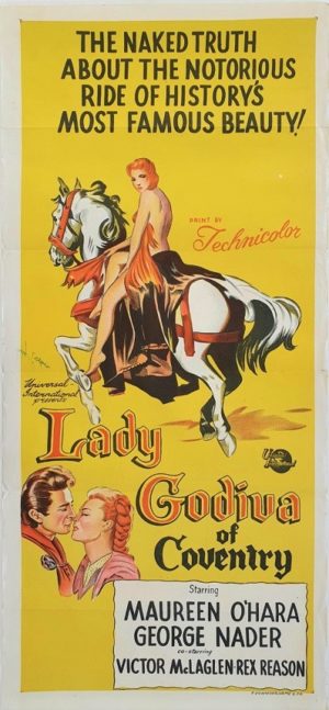 Lady Godiva of Coventry Australian daybill movie poster (95)