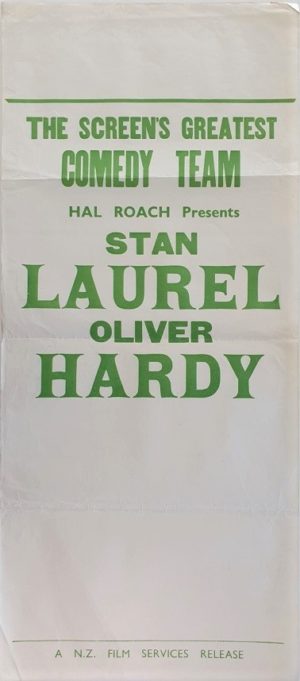 Laurel and Hardy New Zealand stock daybill movie poster (6)