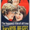 Melody Australian daybill movie poster with the Bee Gees and Jack Wild, Mark Lester and Tracy Hyde 1971
