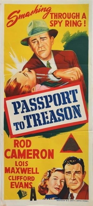 Passport to treason Australian daybill movie poster (4)