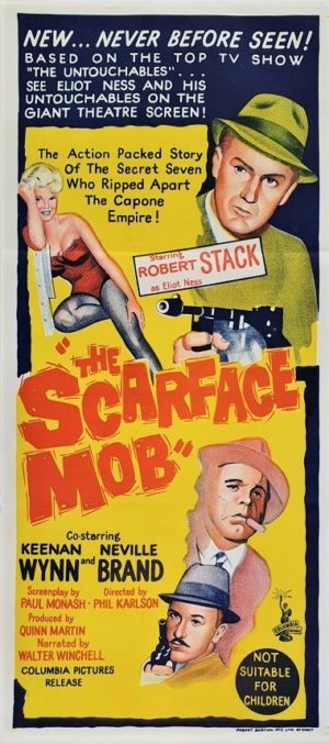 The Scarface Mob australian daybill poster gangster mafia style artwork (2)