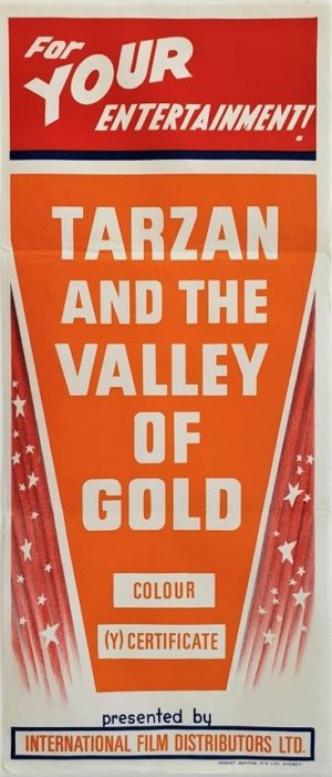 Tarzan and the valley of gold Australian daybill movie poster (4)