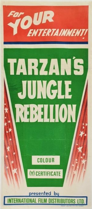Tarzan's Jungle Rebellion Australian daybill movie poster (6)