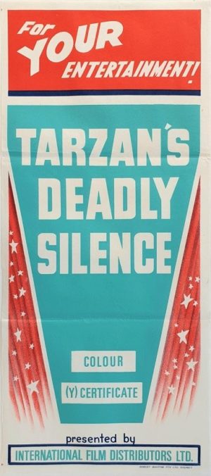 Tarzan's deadly silence Australian daybill movie poster (5)