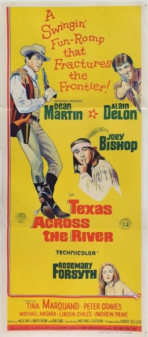 Texas across the river Australian daybill movie poster (31)
