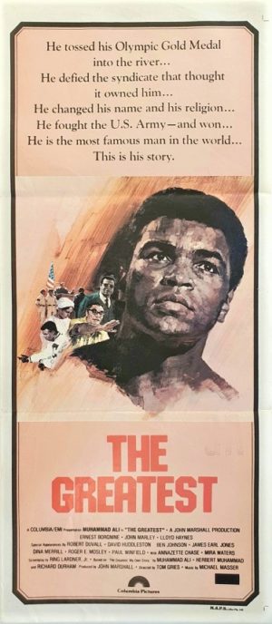 The Greatest Australian daybill movie poster boxing legend Muhammad Ali (89)