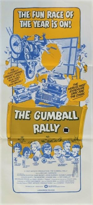 The Gumball Rally Australian daybill movie poster (63)