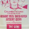 The Guns of Navarone re-release Australian daybill movie poster (80)