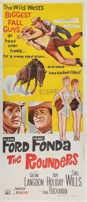 The Rounders Australian daybill movie poster with Glenn Ford and Henry Fonda (6)