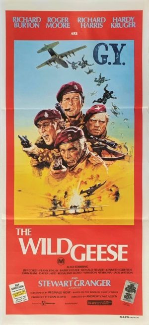 The Wild Geese Australian daybill movie poster (77)