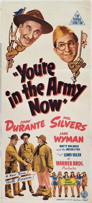 You're in the Army Now Australian daybill movie poster with Phil Silvers and Jimmy Durant (6)