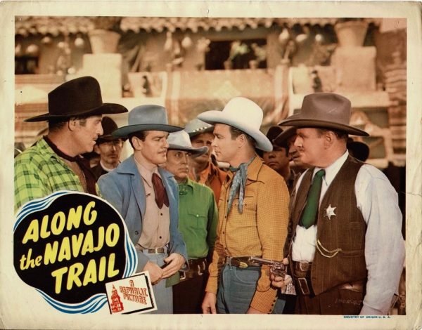 Along the Navajo Trail US lobby card 1945 with Roy Rogers and Trigger (6)