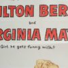 always leave them laughing Australian daybill movie poster with Virgina Mayo and Milton Berle (3)