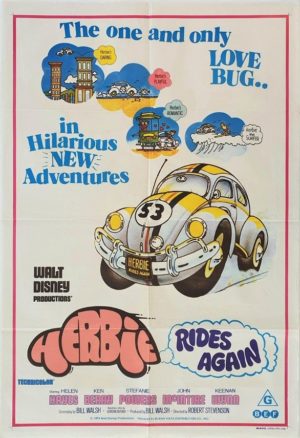 Herbie Rides Again Australian One Sheet Poster (8)