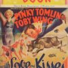 With Love and Kisses US film Campaign Book 1936 starring Pinky Tomlin and Toby Wing