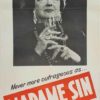 Madame Sin Australian daybill film poster with Bette Davis (2)