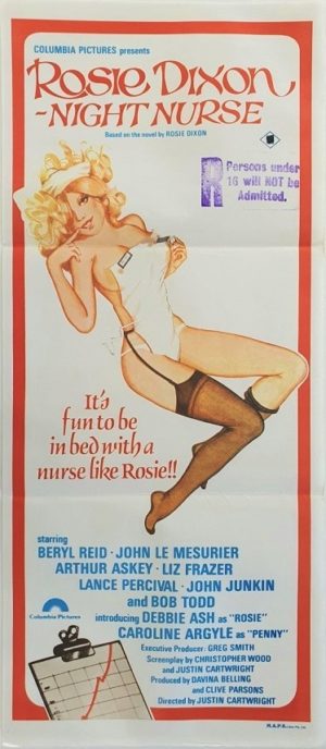 Rosie Dixon Night nurse Australian daybill movie poster 1978