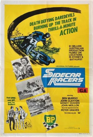 Sidecar Racers Australian One Sheet film poster (38) speedway racing theme