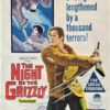The Night of the Grizzly Australian One Sheet film poster (29)
